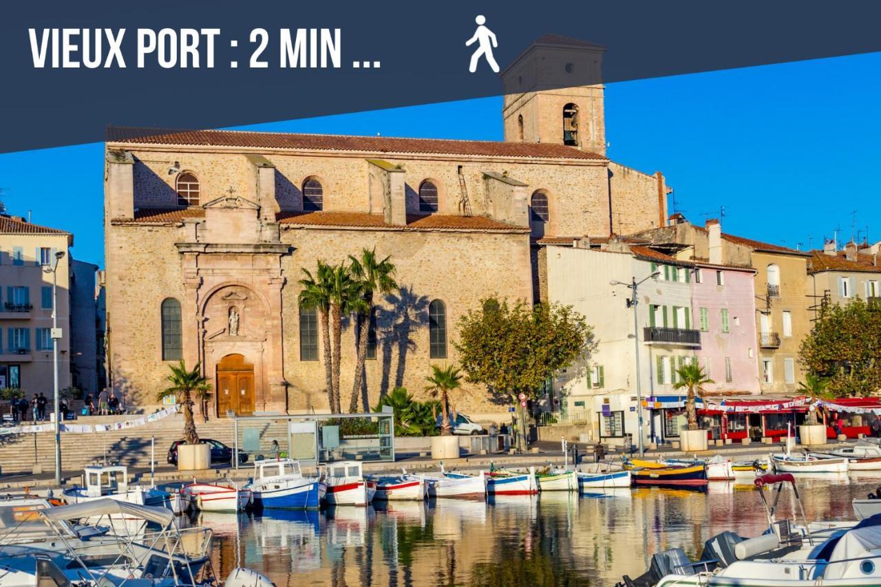 Sunny Duplex 4Pers 50M2 A 2Mn A Pieds Du Vieux Port Leilighet La Ciotat Eksteriør bilde
